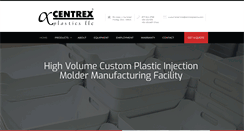 Desktop Screenshot of centrexplastics.com